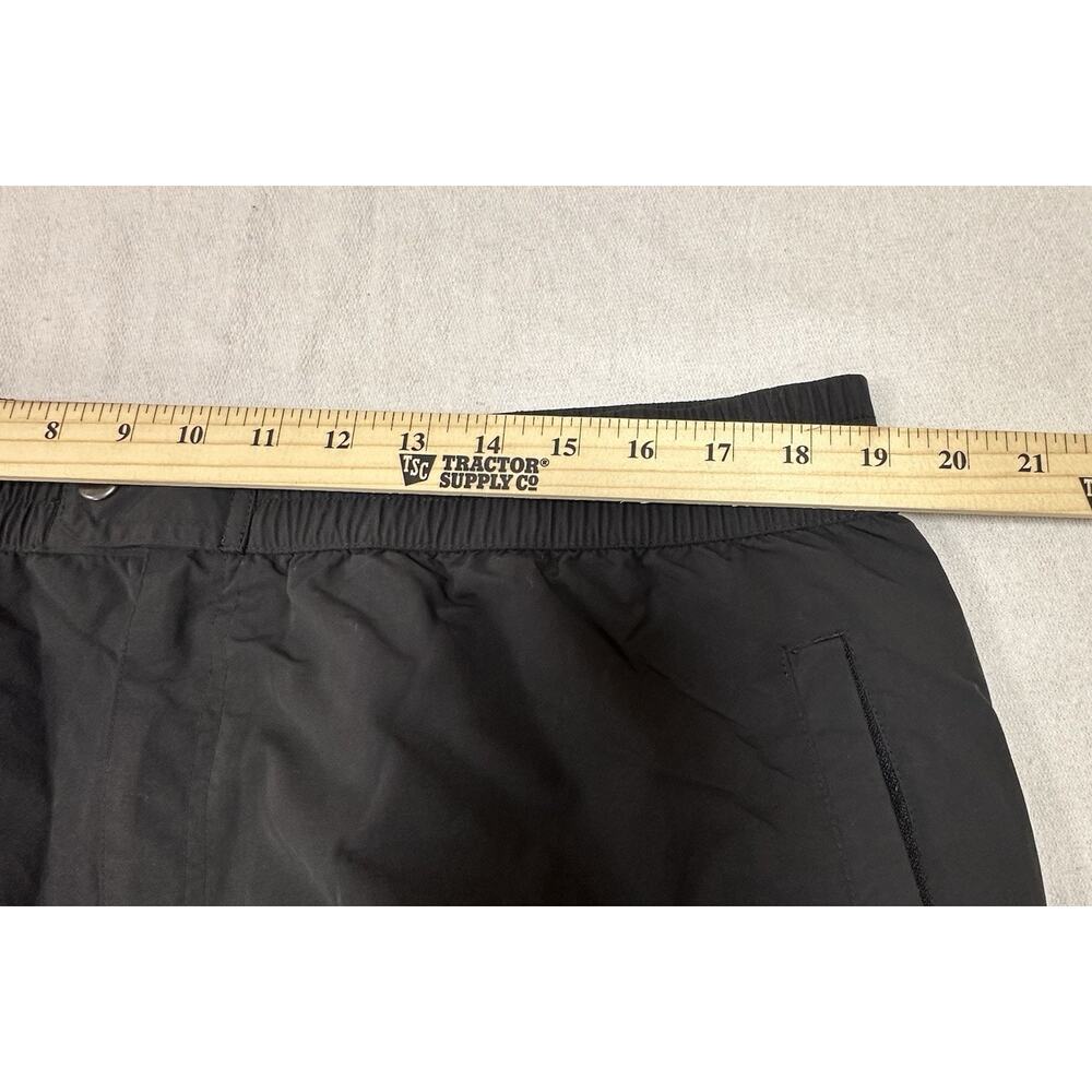 Obermeyer Ski Pants Men's Medium Black Elastic Waist Elastic Ankles Waterproof - Picture 6 of 8